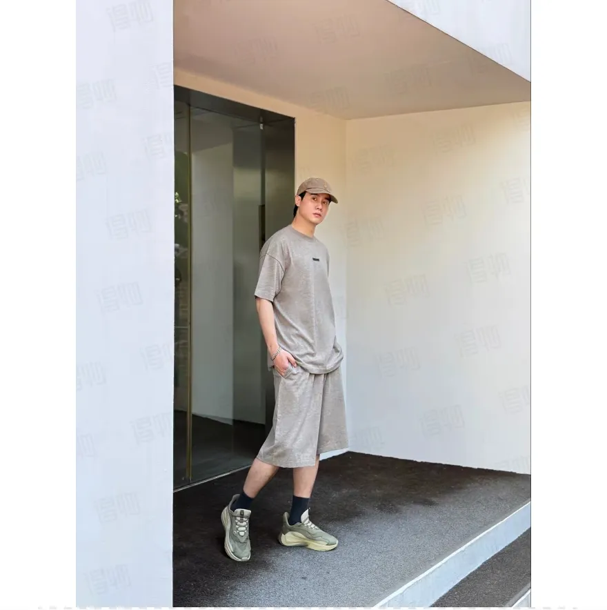 🦋 、Hot Sale🦋 70 【 】Fear of God Essentials SS 25 Classic Hoodie Same Style 2025 Size：XS-XL ： Heather Stone Brown TIMBER Homestad Heather Black JET BLACK